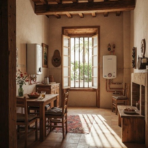 Instalación de agua caliente en un piso de sevilla